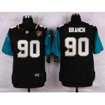 Men's Jacksonville Jaguars #90 Andre Branch Black Team Color NFL Nike Elite Jersey