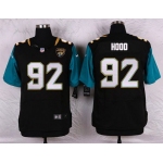 Men's Jacksonville Jaguars #92 Ziggy Hood Black Team Color NFL Nike Elite Jersey