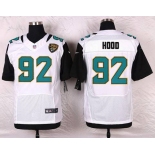 Men's Jacksonville Jaguars #92 Ziggy Hood White Road NFL Nike Elite Jersey