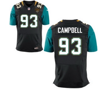 Men's Jacksonville Jaguars #93 Calais Campbell Black Alternate Stitched NFL Nike Elite Jersey