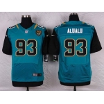 Men's Jacksonville Jaguars #93 Tyson Alualu Teal Green Alternate NFL Nike Elite Jersey
