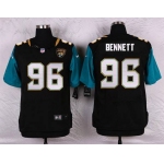 Men's Jacksonville Jaguars #96 Michael Bennett Black Team Color NFL Nike Elite Jersey