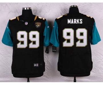 Men's Jacksonville Jaguars #99 Sen'Derrick Marks Black Team Color NFL Nike Elite Jersey