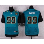 Men's Jacksonville Jaguars #99 Sen'Derrick Marks Teal Green Alternate NFL Nike Elite Jersey