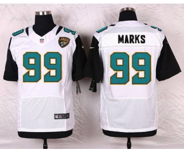 Men's Jacksonville Jaguars #99 Sen'Derrick Marks White Road NFL Nike Elite Jersey