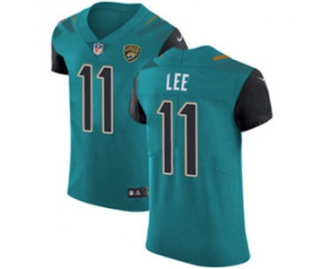 Men's Nike Jacksonville Jaguars #11 Marqise Lee Teal Green Team Color Stitched NFL Vapor Untouchable Elite Jersey