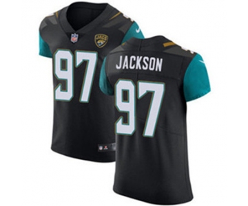 Men's Nike Jacksonville Jaguars #97 Malik Jackson Black Alternate Stitched NFL Vapor Untouchable Elite Jersey