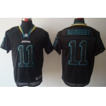 Nike Jacksonville Jaguars #11 Blaine Gabbert Lights Out Black Elite Jersey