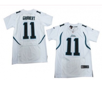 Nike Jacksonville Jaguars #11 Blaine Gabbert White Elite Jersey