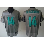 Nike Jacksonville Jaguars #14 Justin Blackmon Gray Shadow Elite Jersey