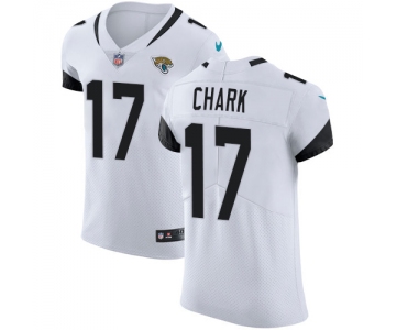 Nike Jacksonville Jaguars #17 DJ Chark White Men's Stitched NFL Vapor Untouchable Elite Jersey