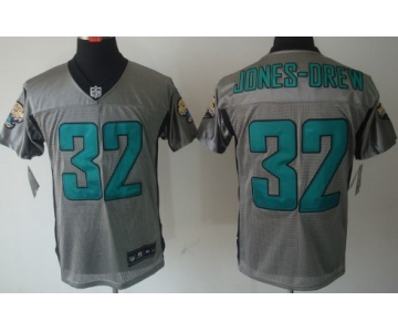 Nike Jacksonville Jaguars #32 Maurice Jones-Drew Gray Shadow Elite Jersey