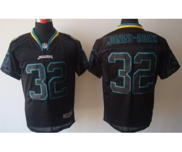 Nike Jacksonville Jaguars #32 Maurice Jones-Drew Lights Out Black Elite Jersey