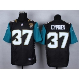 Nike Jacksonville Jaguars #37 Johnathan Cyprien 2013 Black Elite Jersey