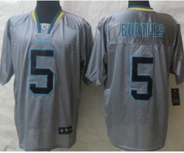 Nike Jacksonville Jaguars #5 Blake Bortles Lights Out Gray Elite Jersey