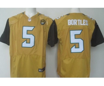 Nike Jacksonville Jaguars #5 Blake Bortles Nike Gold Color Rush 2015 NFL Elite Jersey