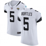 Nike Jacksonville Jaguars #5 Blake Bortles White Men's Stitched NFL Vapor Untouchable Elite Jersey