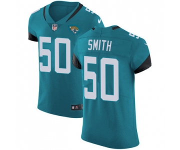 Nike Jacksonville Jaguars #50 Telvin Smith Teal Green Team Color Men's Stitched NFL Vapor Untouchable Elite Jersey