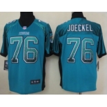 Nike Jacksonville Jaguars #76 Luke Joeckel Drift Fashion Green Elite Jersey