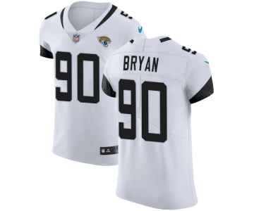 Nike Jacksonville Jaguars #90 Taven Bryan White Men's Stitched NFL Vapor Untouchable Elite Jersey