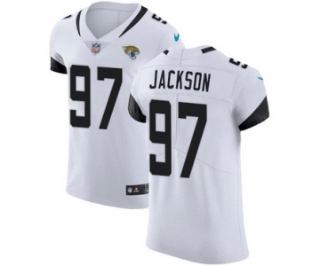 Nike Jacksonville Jaguars #97 Malik Jackson White Men's Stitched NFL Vapor Untouchable Elite Jersey