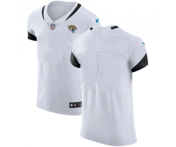 Nike Jacksonville Jaguars Blank White Men's Stitched NFL Vapor Untouchable Elite Jersey