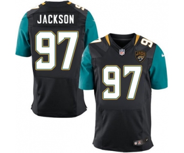 Nike Jaguars #97 Malik Jackson Black Alternate Men's Stitched NFL Elite Jersey