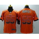 Men's Cincinnati Bengals #55 Vontaze Burfict Nike Drift Fashion Orange Elite Jersey