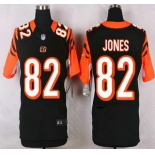 Men's Cincinnati Bengals #82 Marvin Jones Black Team Color NFL Nike Elite Jersey