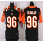 Men's Cincinnati Bengals #96 Carlos Dunlap Black Team Color NFL Nike Elite Jersey