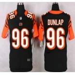 Men's Cincinnati Bengals #96 Carlos Dunlap Black Team Color NFL Nike Elite Jersey