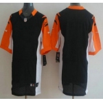 Men's Cincinnati Bengals Blank Black Team Color NFL Nike Elite Jersey