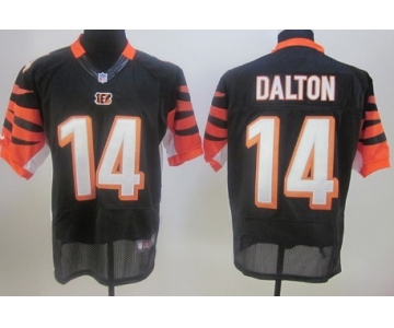 Nike Cincinnati Bengals #14 Andy Dalton Black Elite Jersey