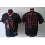 Nike Cincinnati Bengals #14 Andy Dalton Lights Out Black Elite Jersey