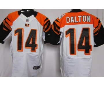 Nike Cincinnati Bengals #14 Andy Dalton White Elite Jersey