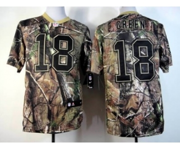 Nike Cincinnati Bengals #18 A.J. Green Realtree Camo Elite Jersey