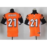 Nike Cincinnati Bengals #21 Darqueze Dennard Orange Elite Jersey