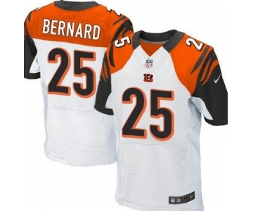 Nike Cincinnati Bengals #25 Giovani Bernard White Elite Jersey