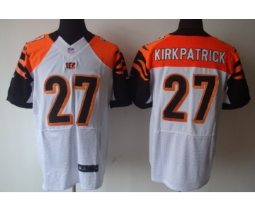 Nike Cincinnati Bengals #27 Dre Kirkpatrick White Elite Jersey