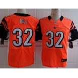 Nike Cincinnati Bengals #32 Jeremy Hill Orange Elite Jersey