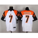 Nike Cincinnati Bengals #7 Boomer Esiason White Elite Jersey