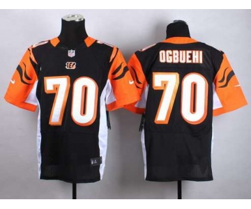 Nike Cincinnati Bengals #70 Cedric Ogbuehi  Black Elite Jersey