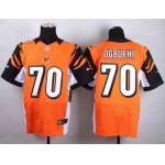 Nike Cincinnati Bengals #70 Cedric Ogbuehi  Orange Elite Jersey