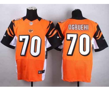 Nike Cincinnati Bengals #70 Cedric Ogbuehi  Orange Elite Jersey