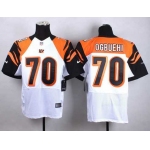 Nike Cincinnati Bengals #70 Cedric Ogbuehi  White Elite Jersey