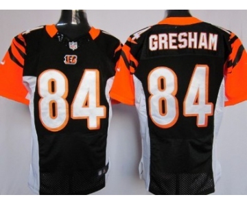 Nike Cincinnati Bengals #84 Jermaine Gresham Black Elite Jersey