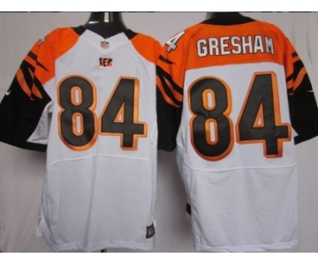 Nike Cincinnati Bengals #84 Jermaine Gresham White Elite Jersey