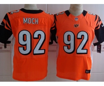 Nike Cincinnati Bengals #92 Dontay Moch Orange Elite Jersey