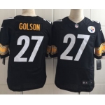 Men's Pittsburgh Steelers #27 Senquez Golson Nike Black Elite Jersey