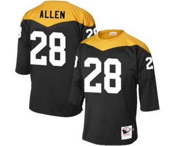 Men's Pittsburgh Steelers #28 Cortez Allen Black 1967 Home Throwback NFL Jersey